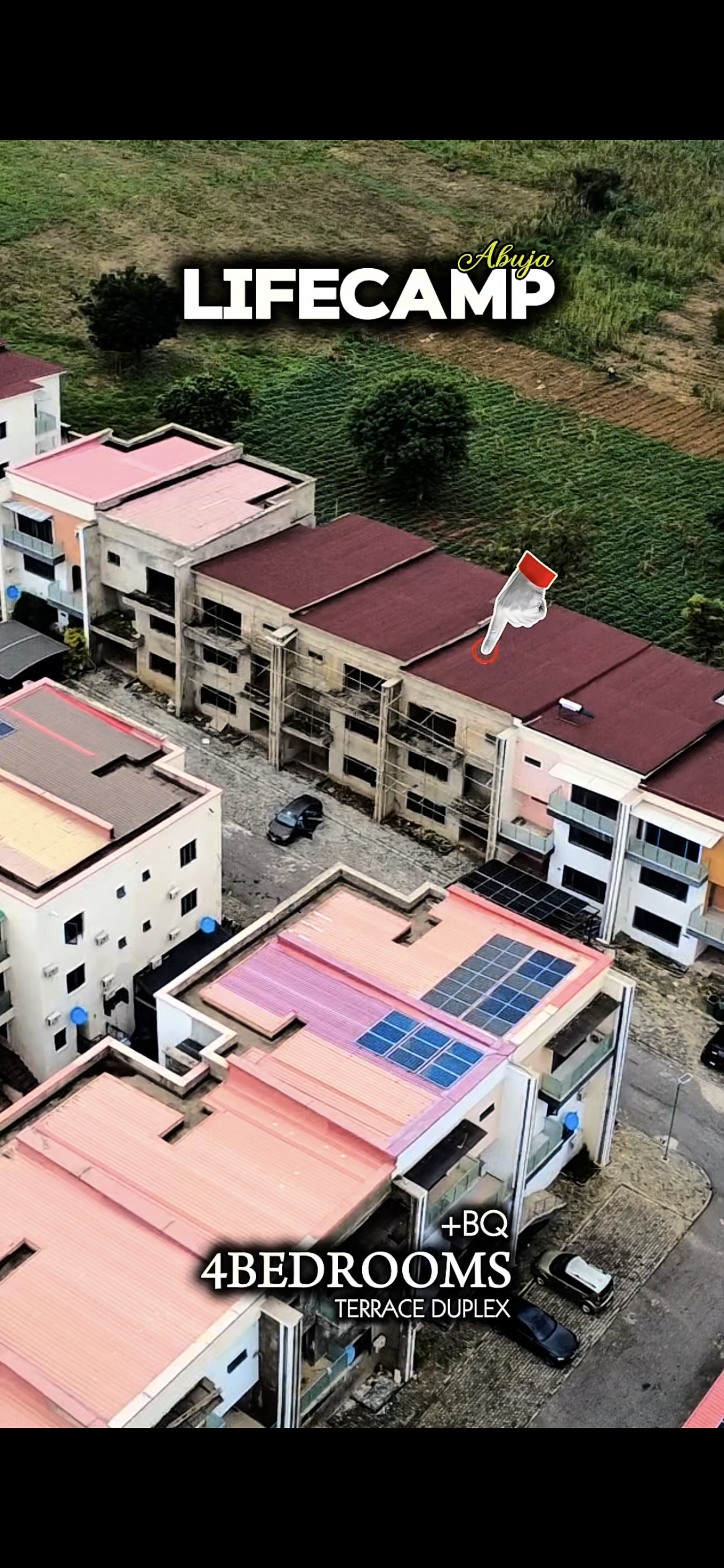 4-BEDROOM TERRACE DUPLEX + BQ | SEMI-FINISHED LOCATED IN LIFECAMP