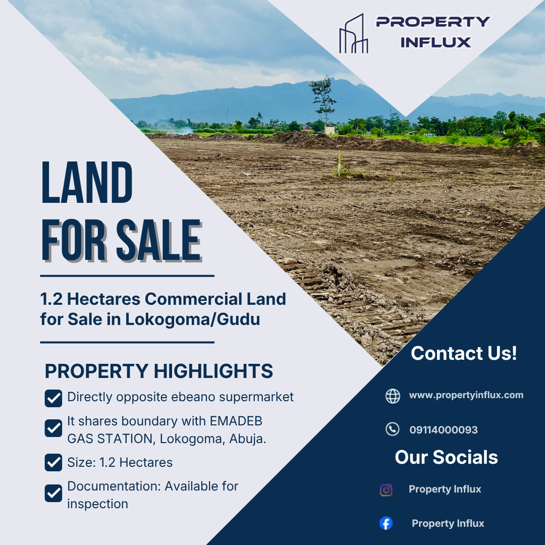 Commercial land for sale in Lokogoma / Gudu, Abuja