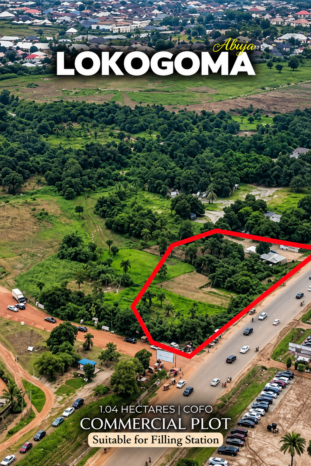 1.54 HECTARES OF LAND FOR SALE AT LOKOGOMA, ABUJA